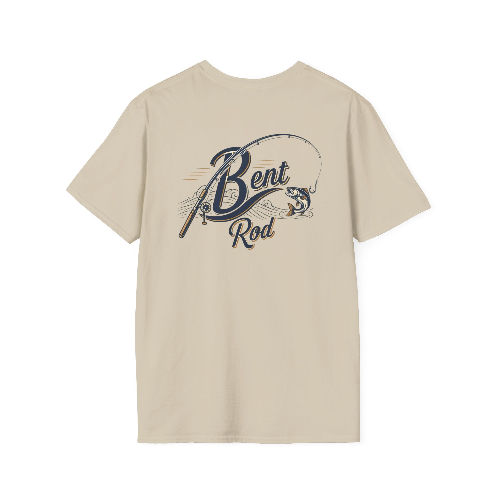 Bent Rod Cast and Bass Short Sleeve T-Shirt