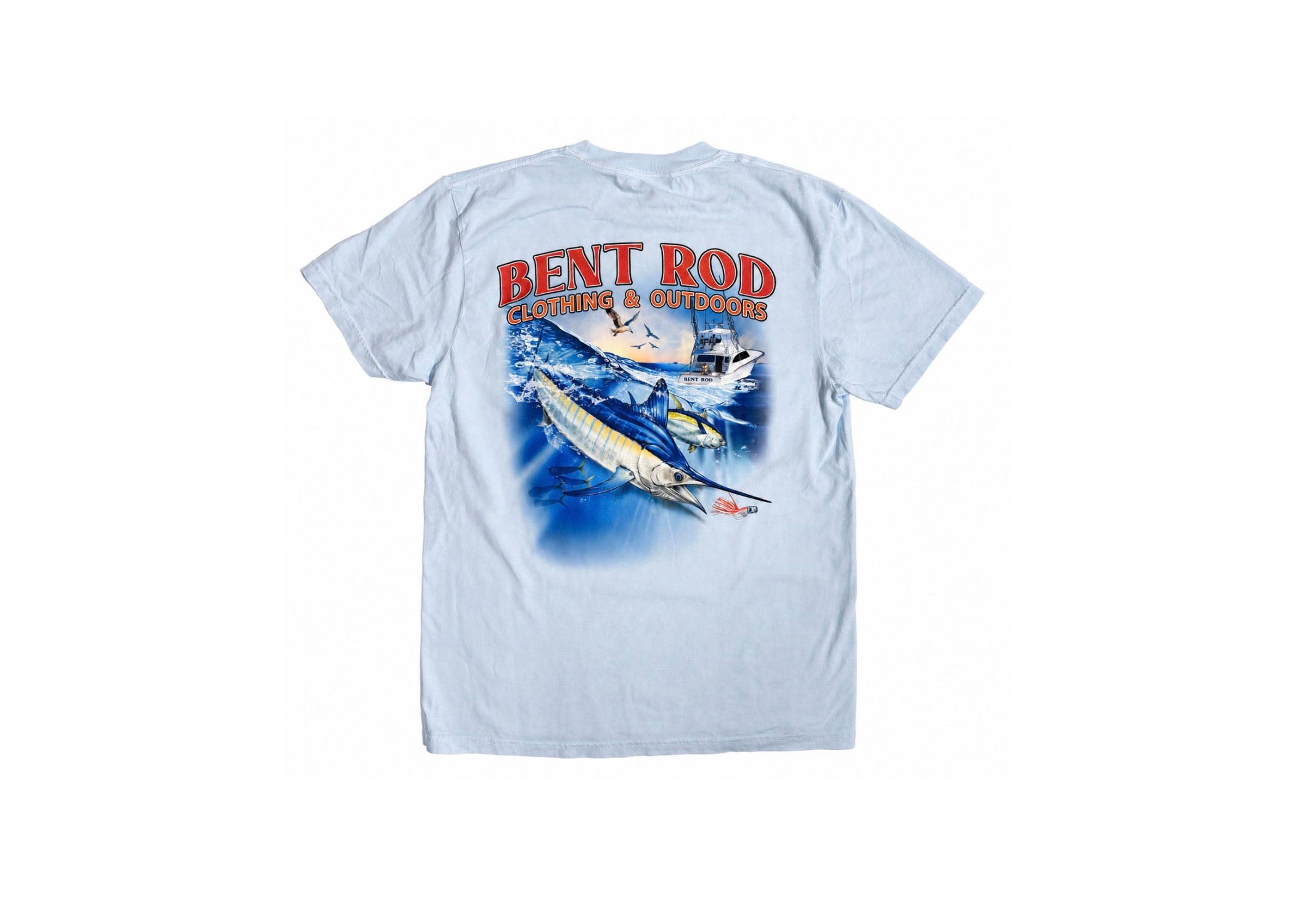 Bent Rod Offshore Run Short Sleeve Pocket T-Shirt