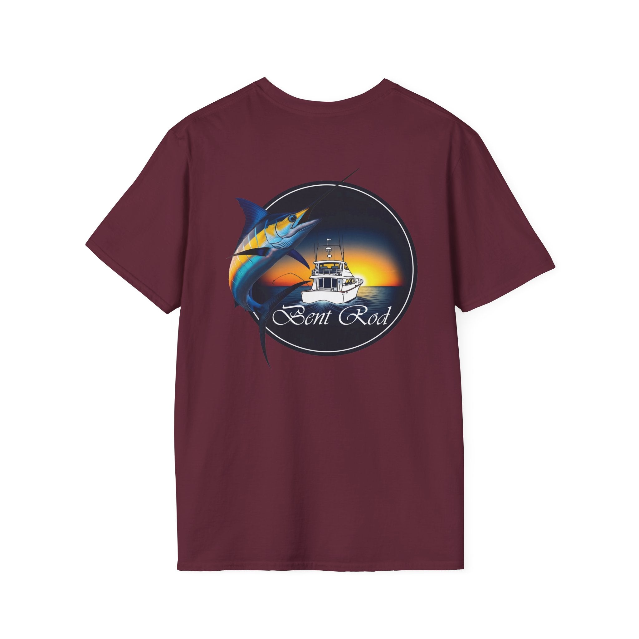 Bent Rod Marlin Short Sleeve T-Shirt