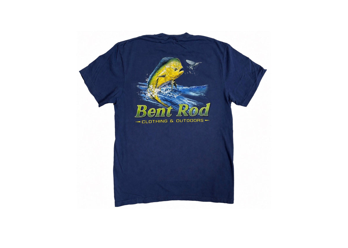 Bent Rod Mahi On The Fly Short Sleeve Pocket T-Shirt