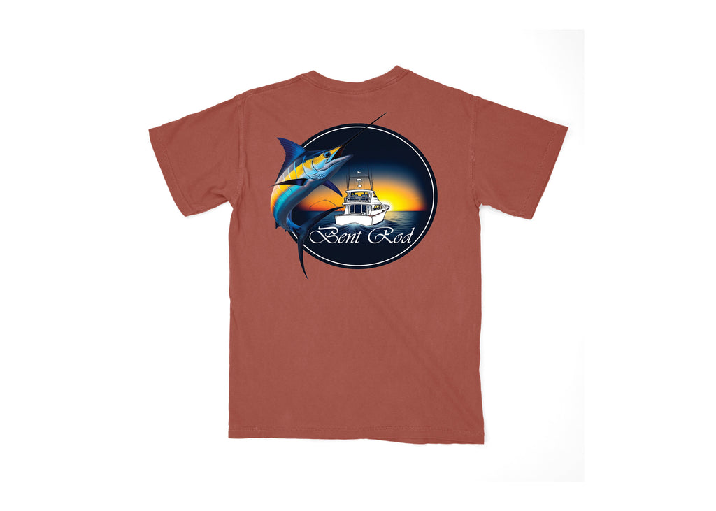 Bent Rod Marlin Short Sleeve T-Shirt