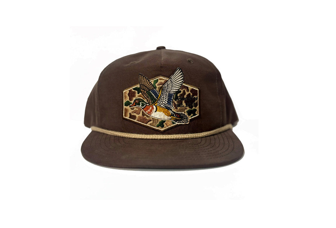 Bent Rod Wood Duck Rope Hat