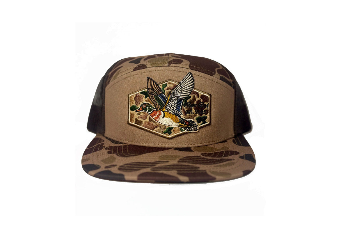Bent Rod Duck Camo Wood Duck Hat
